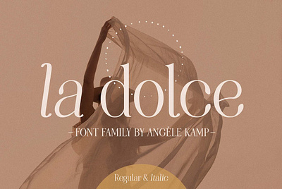 Modern serif font family La Dolce display display font duo family font fonts handwritten modern pair sans script serif type typeface