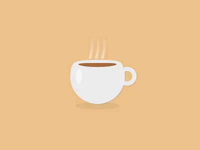 Top of the mornin to ya art coffee colors design grade hot illustration logo morning shapes steam warm white