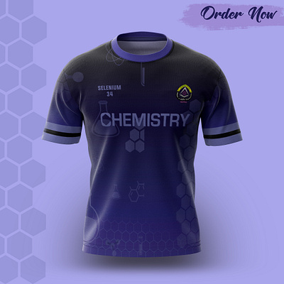 Jersey Design for Dept. of Chemistry of SUST design graphic design illustration jersey design t shirt design typography vector