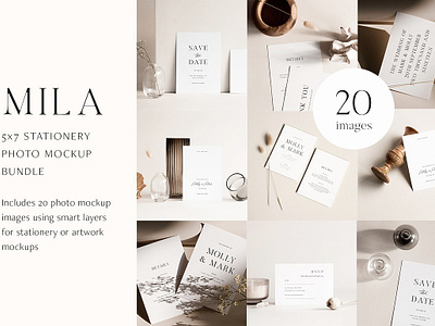 Mila 5x7 Stationery Photo Mockups 5 x 7 mockup 5x7 mockup a5 mockup a6 mockup card card mockup design mock up paper paper mockup portfolio showcase stationary stationery stationery mockup stationery photo mockups stationery template wedding invitation wedding stationery