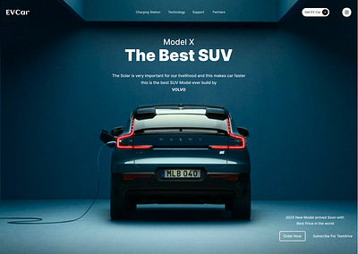 EV Car Solutions ev cars ui ui design ux