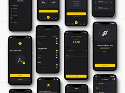 My Finance App branding expense finance income mobile app personal finance ui ux