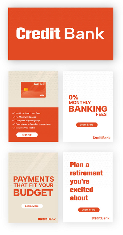 Banking Social Media Designs branding graphic design logo ui