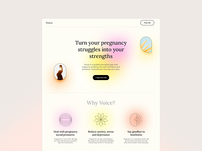 Landing page branding branding graphic design landing page ui