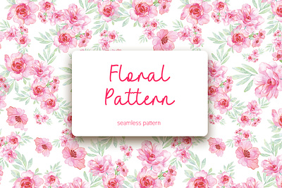 Floral Pattern background design botanical pattern branding fabric texture background female flowers graphic design repeated pattern seamless pattern spring