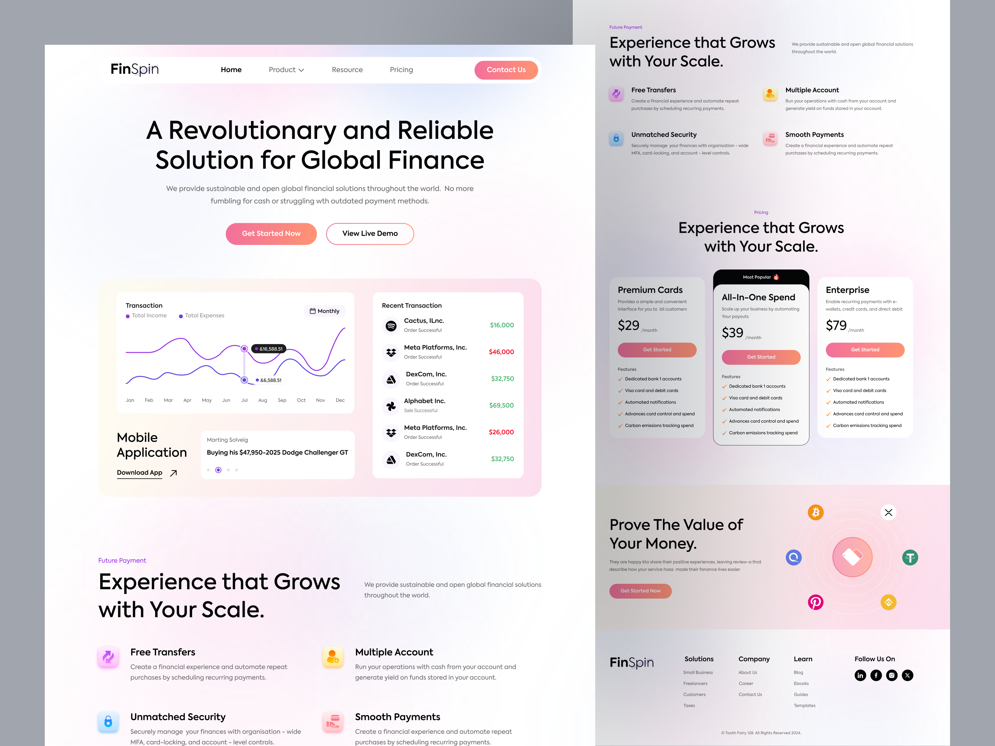 Example of Landing Page Design