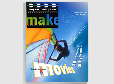 "make", magazine, cover drafts, 1999 magazine cover magazine design