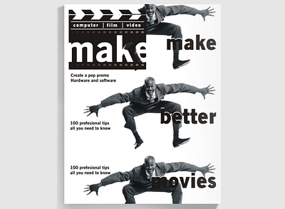 "make", magazine, cover drafts, 1999 magazine cover magazine design