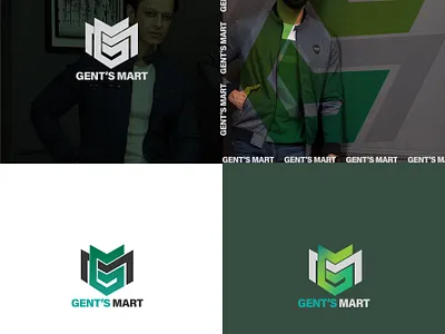Gent's Mart Logo Mockup branding di graphic design illustration logo