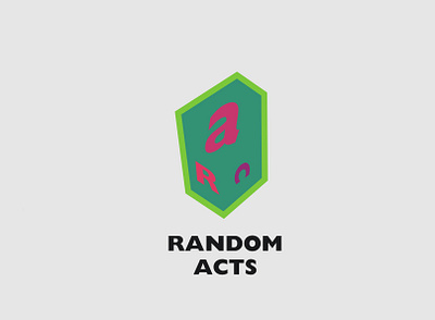 "Random Acts", street performance collective, mark, 2021 mark visual identity