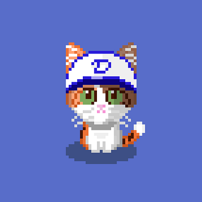 Clementine apen cat clementine gato ilustración pixel pixelart pixelartist thewalkingdead twd