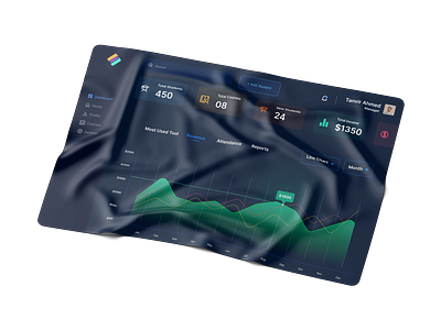 SaaS Dashboard UI Design 🔥 admin dashboard admin panel admin template admin ui analytics chart dashboard dashboard u dashboard ui finance app saas software as a service statistics tablet app ui user dashboard user panel ux web platform website