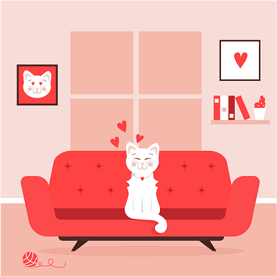 A gentle Valentine adobe illustration design graphic design illustration vector дизайн