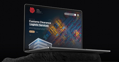 Customs Consultancy Web Site landing page ui web web design