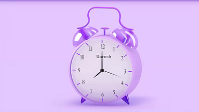 Watch Alarm-clock 3D animation 3d alarm clock animation modeling motion real product spline ui watch