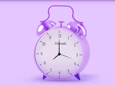 Watch Alarm-clock 3D animation 3d alarm clock animation modeling motion real product spline ui watch