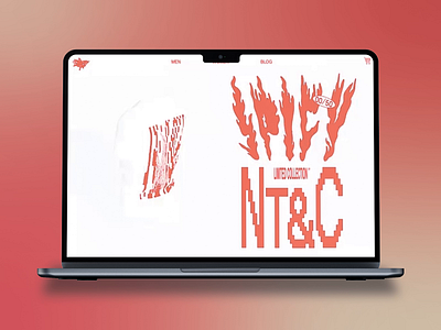 NT&C - Ecommerce Landing Page clean design ecommerce ecommerce landing page ecommerce website fashion homepage landingpage online store page product shop shopping site store sweatshirt t shirt ui webdesign website