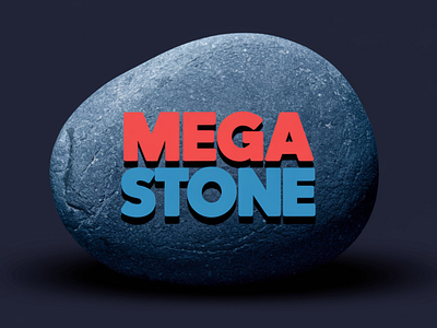 Mega Stone -display font design font font sans serif graphic design illustration logo vector