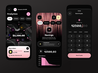 Crypto trading - Mobile app crypto crypto app crypto payments crypto ui cryptocurrency exchange crypto mobile design trading trading app