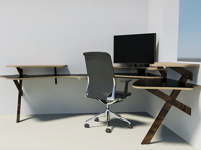 Home office desk, plywood, 2010 desk furniture design home office