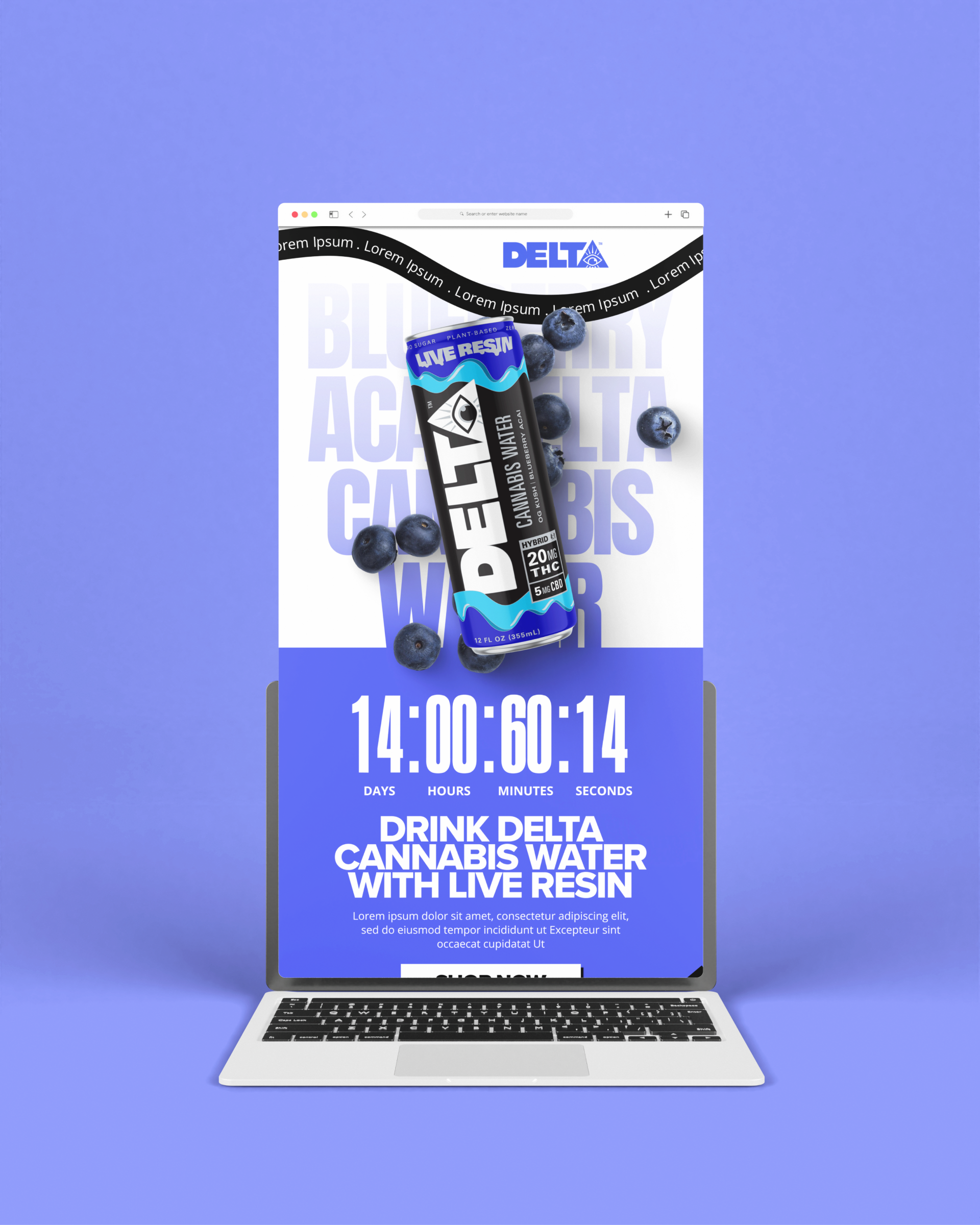 Email Marketing Design - Delta drink email email design email marketing website