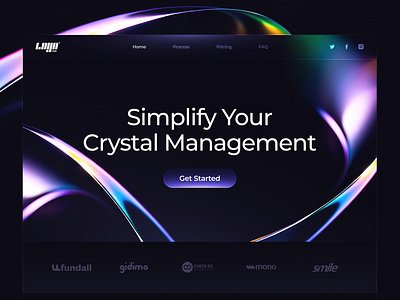 Crypto Management Platform blockchain crypto crypto dashboard crypto landing page crypto trading platform dashboard financial fintech fintech landing page landing page product saas saas landing page site software subscription service technology trading ui web3