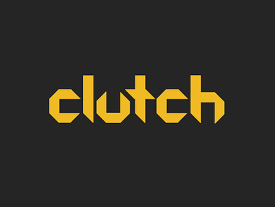 Clutch car dealership and service logotype branding graphic design logo