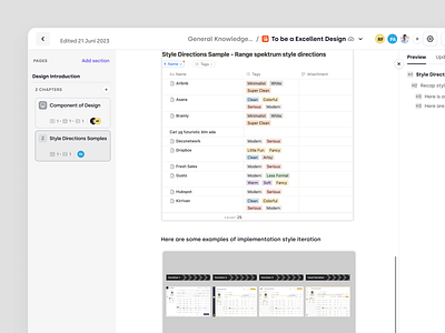 Trenning - Add Content to Chapter Pages in SaaS LMS content management course education education platform learning management system learning path learning platform lms product design saas saas design staff training student team training ui ux web app web design wiki