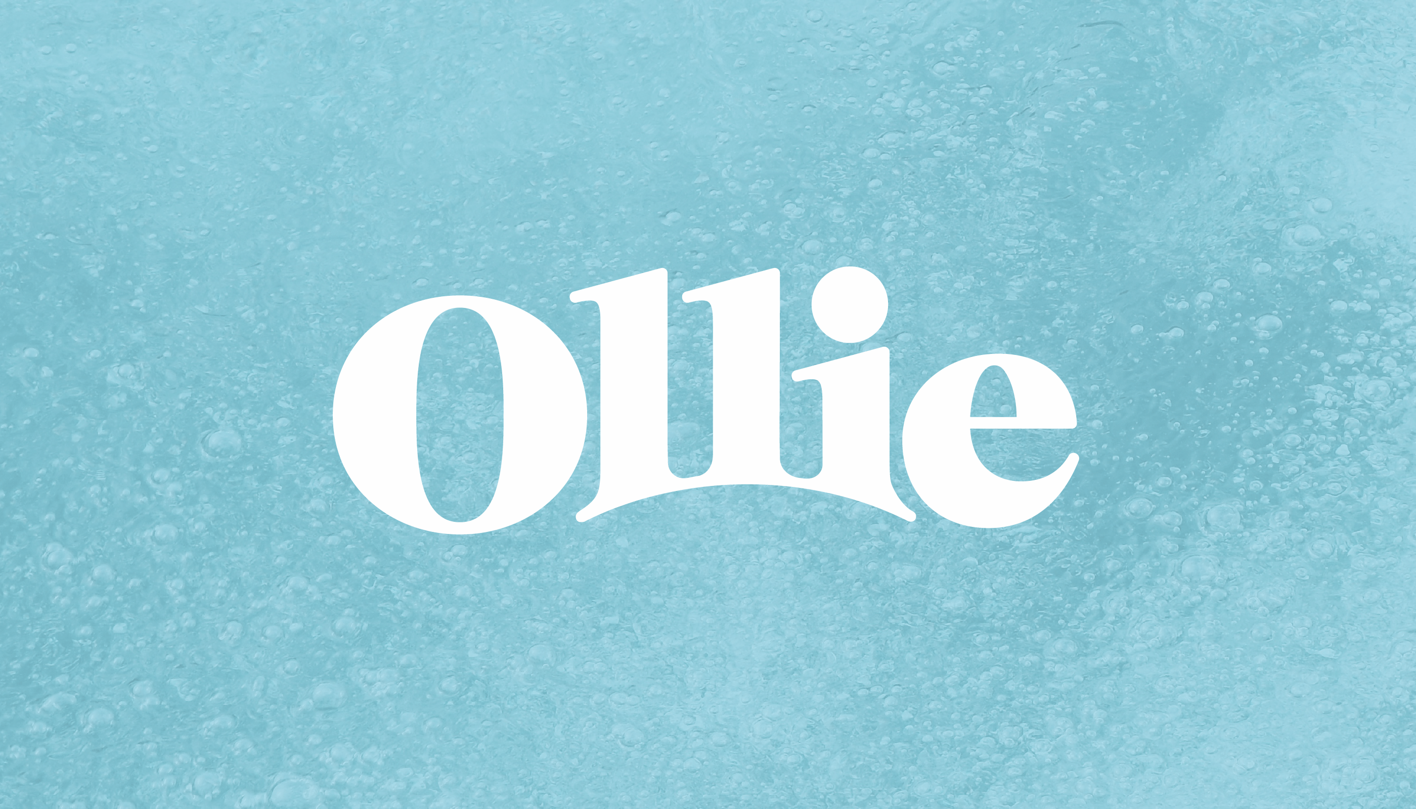 Ollie Hard Seltzer alcohol beer blue bottle branding bubbles drink identity logo seltzer type typography white wordmark
