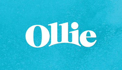 Ollie Hard Seltzer alcohol beer blue bottle branding bubbles drink identity logo seltzer type typography white wordmark