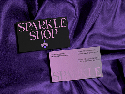 Identity for cosmetics shop "Sparkle" banner brand design brand identity branding business card figma graphic design identity illustrator instagram logo logo design logo mark logodesign logotype packaging photoshop print design social media visual identity