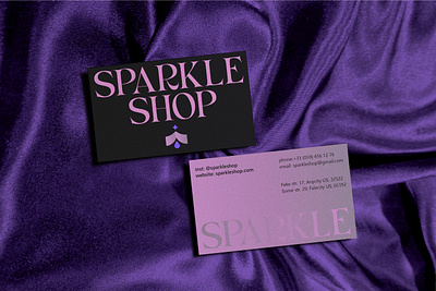 Identity for cosmetics shop "Sparkle" banner brand design brand identity branding business card figma graphic design identity illustrator instagram logo logo design logo mark logodesign logotype packaging photoshop print design social media visual identity