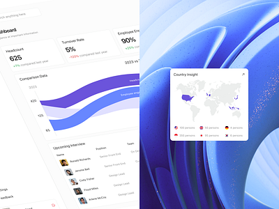 📑 HireFlow, AI-Powered Recruitment Dashboard ai clean company dashboard data recruitment saas ui uiux website