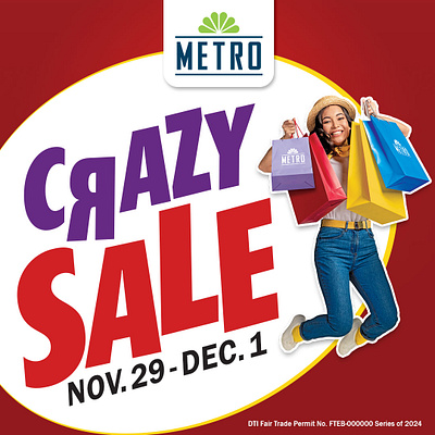 Metro Crazy Sale 2024 adobe after effects adobe photoshop animated graphics crazy sale