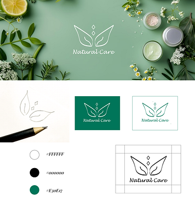 Projet Natural Care graphic design