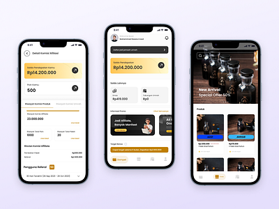Affiliate E-commerce Project design mobile mobile app mobile ui ui