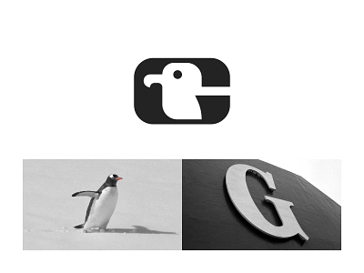 Iconic Letter G Penguin ready-made logo for sale 3d anhdodes animation branding design graphic design illustration logo logo design logo designer logodesign minimalist logo minimalist logo design motion graphics ui