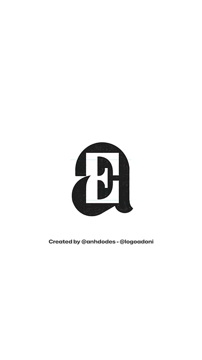 AE EA monogram typography ready-made logo for sale 3d anhdodes animation branding design graphic design illustration logo logo design logo designer logodesign minimalist logo minimalist logo design motion graphics ui