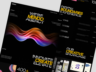 MENDO. - Digital Agency Website agency agency landing page agency website design digital digital agency digital product landing page portofolio product startup ui design web web design website website design