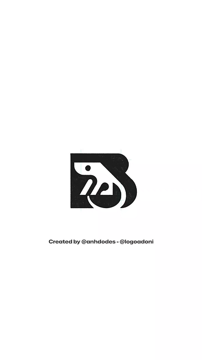 modern letter B lizard reptile ready-made logo for sale 3d anhdodes animation branding design graphic design illustration logo logo design logo designer logodesign minimalist logo minimalist logo design motion graphics ui