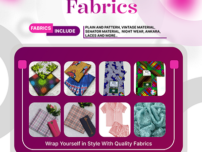 Sevis fabrics design figma graphic design product design ui