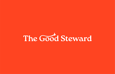 The Good Steward Logo Design branding fun logo logo logo design logotype minimal logo modern logo playful logo wordmark