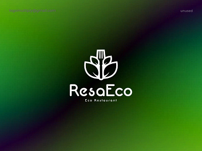 ResaEco logo/ Eco Restaurant logo brand identity branding business logo company logo design eco eco restaurant icon illustration leaf logo logo design logomultiply logos restaurant