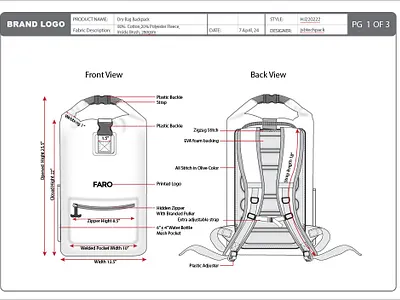 Bag backpack tech pack bagtechpack