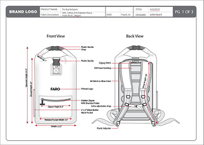 Bag backpack tech pack bagtechpack