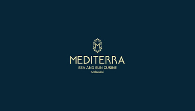 Logo mediterra brand graphic design logo logotype