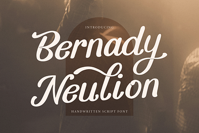 Bernady Neulion | Handwritten Script Font luxury