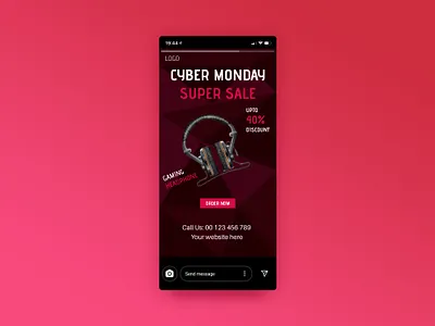 Instagram Story Templates For Cyber Monday brand identity branding branding design graphic design graphic designer instagram instagram ad instagram assets instagram feed instagram feed design instagram feed plan instagram grid instagram grid layout instagram post instagram post design instagram stories instagram story instagram story design stories story design