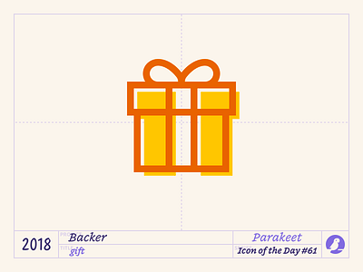 Icon of the Day #61 bow box design gift icon icons illustration print ui vector