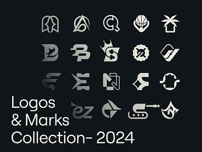 Logo Collection 2024 app logos brand book brand logo branding game logo icon illustration logo logo collection logo design logofolio logos logotype marks minimalist modern icon modern logo saas logos simple logo technology